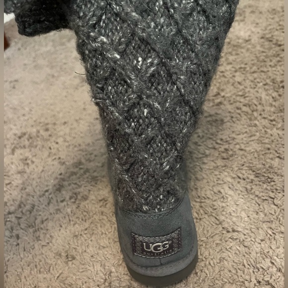 Ugg Lattice Cardy Women's Boots Size 8 - Picture 3 of 5